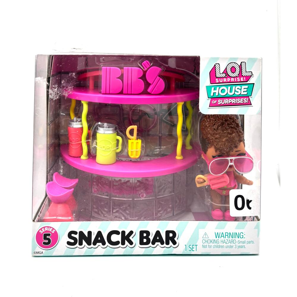 LOL Surprise OMG House of Surprises Snack Bar Playset Kids Toy